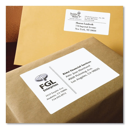 TrueBlock-« White Shipping Labels, 4UP, Pk100