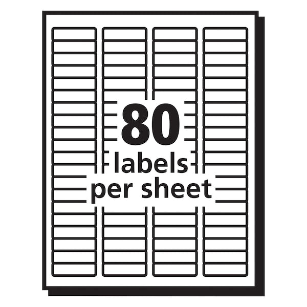Matte Clear Shipping Labels, Inkjet Printers, 8.5 x 11, Clear, PK25