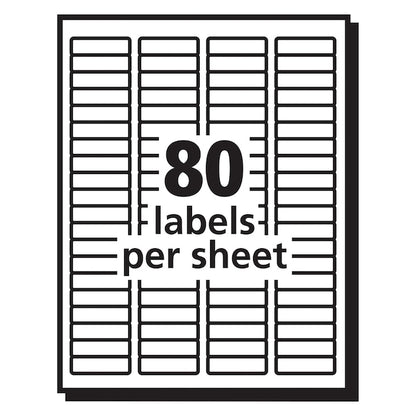 Matte Clear Shipping Labels, Inkjet Printers, 8.5 x 11, Clear, PK25