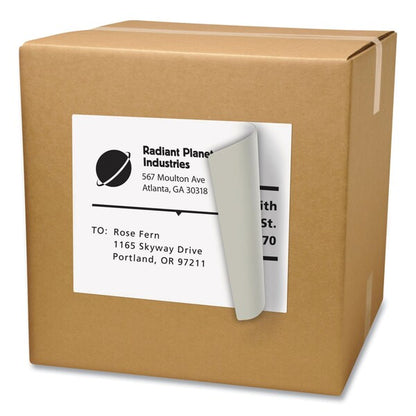 Shipping Labels, TrueBlock, Inkjet/Laser Printer, 8.5x11, White, PK500