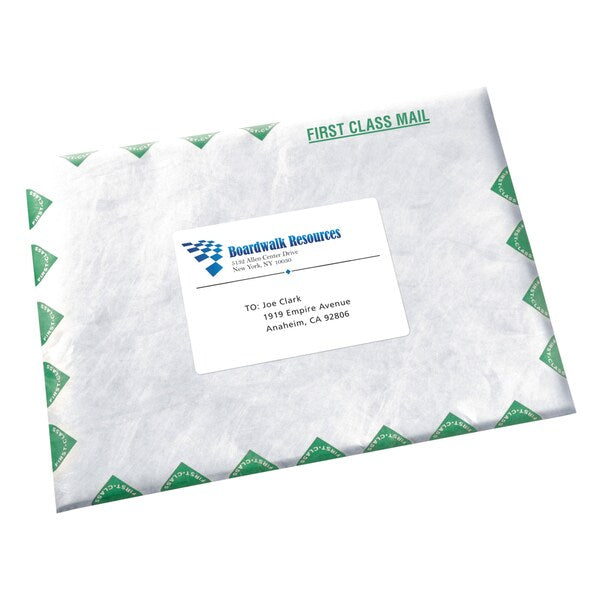 3-1/2" x 5" White Shipping Labels, Pk250