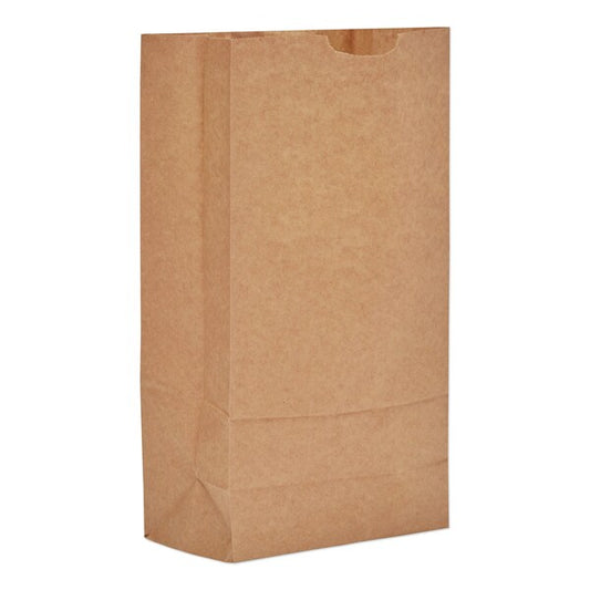 Grocery Paper Bags, 35 lb Capacity, #10, 6.31" x 4.19" x 12.38", Kraft, PK2000, 2000PK