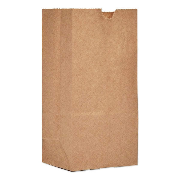 Paper Bags, 30 lbs Cap., #1, 3.5"w x 2.38"d x 6.88"h, Kraft, PK500