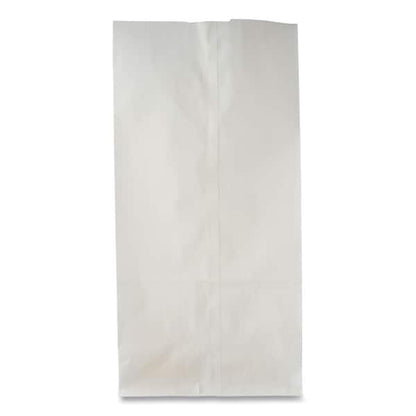 Paper Bags, 35 lbs Cap., #8, 6.13"w x 4.17"d x 12.44"h, White, PK500