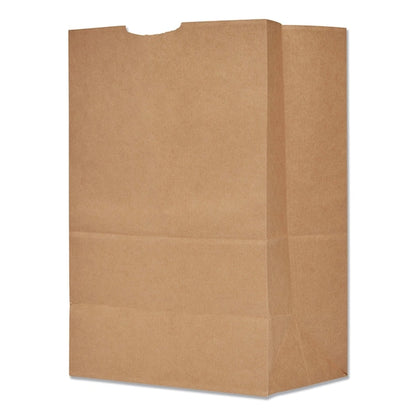 Paper Bags, 75 lbs Cap., 1/6 BBL, 12"w x 7"d x 17"h, Kraft, PK400