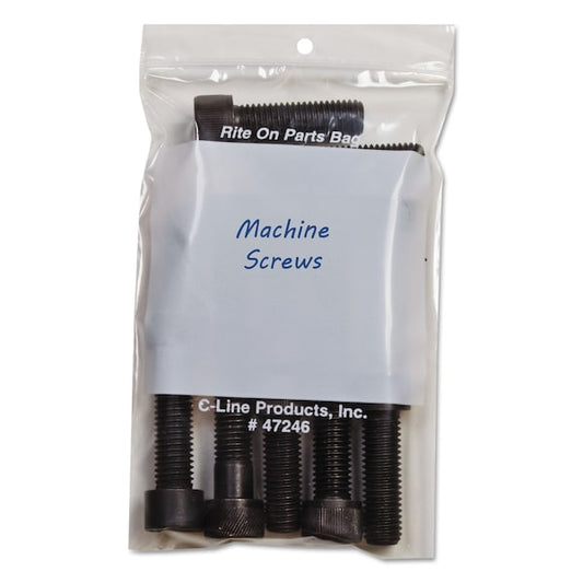 Write-On Reclosable Poly Bag 6" x 4", PK1000