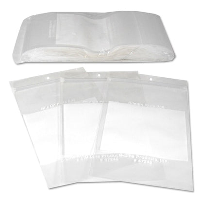 Write-On Reclosable Poly Bag 6" x 4", PK1000