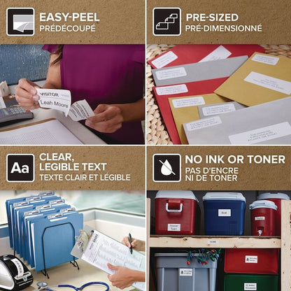 LabelWriter White Shipping Labels, 4x6", 220 Labels
