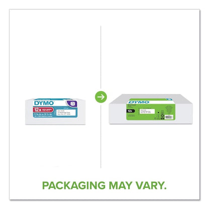 LW Address Labels, 1.13 in. x 3.5 in., White, 350/Roll, PK12, 12PK