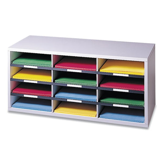 Sorter, 12 Compartment, Dove Gray