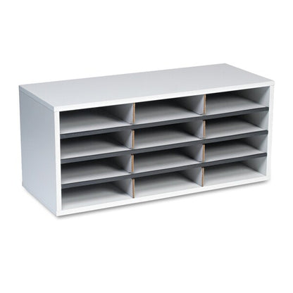 Sorter, 12 Compartment, Dove Gray