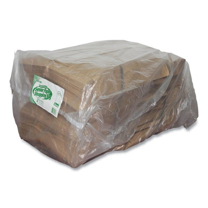 Kraft Paper Bags, Natural Kraft Flat Handles, 13" x 7" x 17", Natural, PK250
