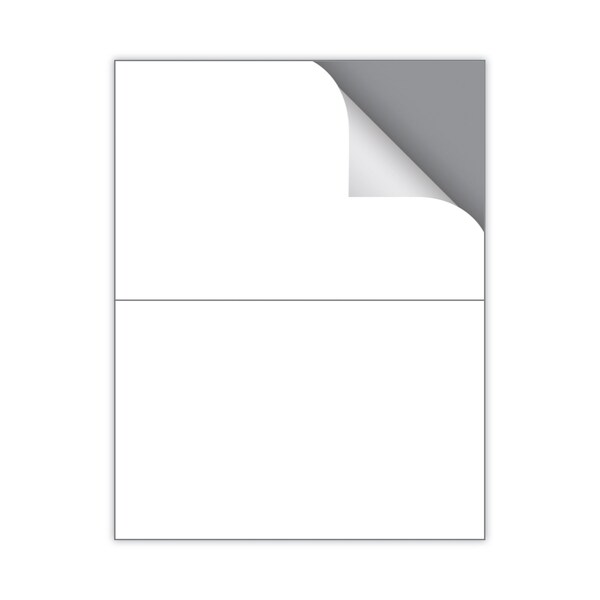 White Laser/Inkjet Internet Shipping Labels, 5.5 x 8.5, White, PK200
