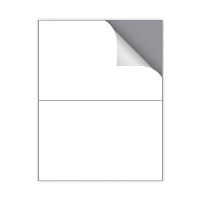 White Laser/Inkjet Internet Shipping Labels, 5.5 x 8.5, White, PK200