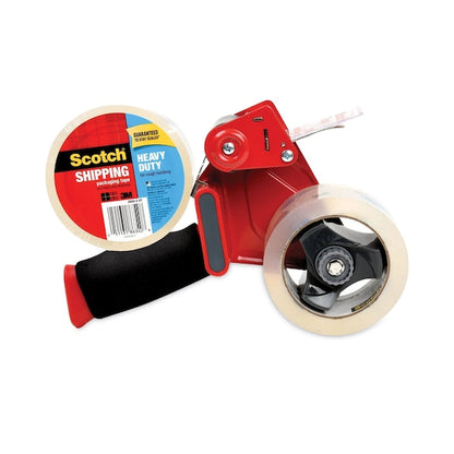 Packaging Tape Dispenser with Two Rolls of Tape, 1.88 x 54.6yds