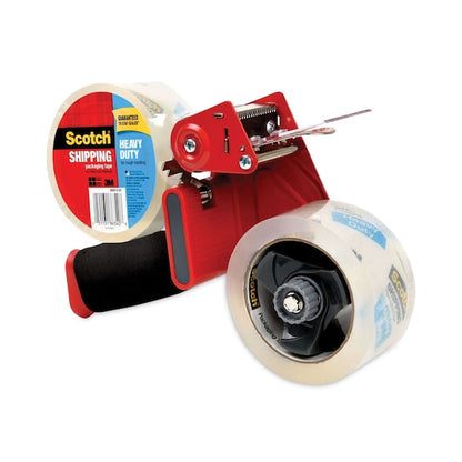 Packaging Tape Dispenser with Two Rolls of Tape, 1.88 x 54.6yds