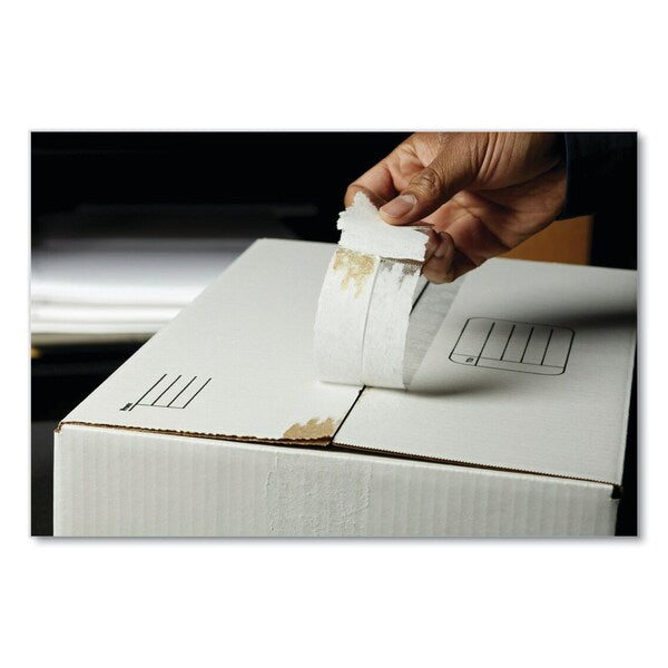 Box Lock Shipping Packaging Tape with Refillable Dispenser, 3 Core, 188 x 54.6 yds, Clear
