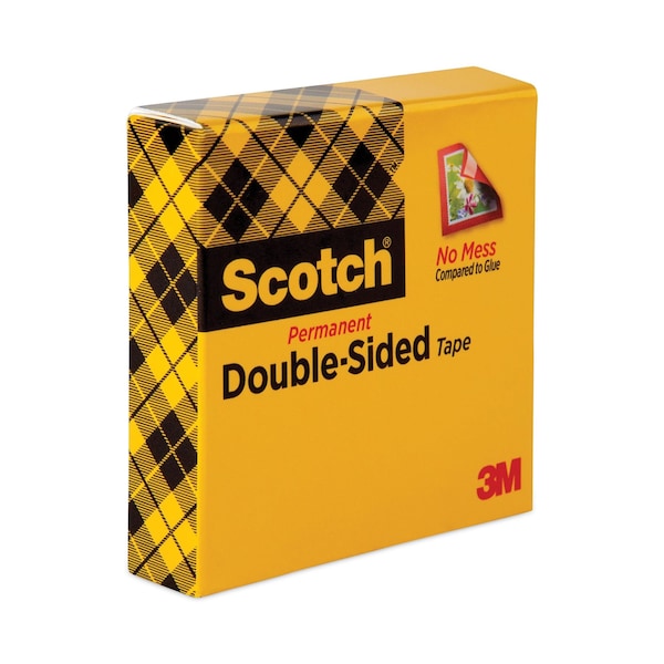 Double Sided Tape, 1/2 x 900 in.