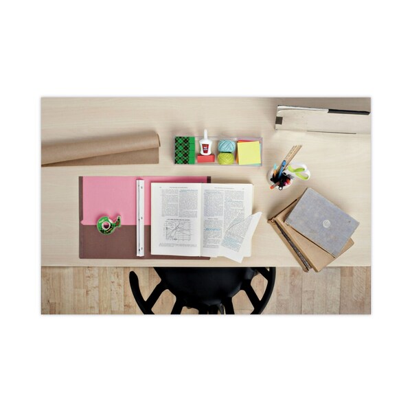 Clip Dispenser, 1in Core, Charcoal, Plus 12 Tape Rolls 3/4x1000, PK12