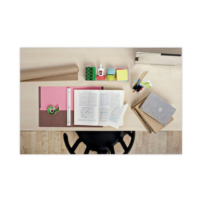 Clip Dispenser, 1in Core, Charcoal, Plus 12 Tape Rolls 3/4x1000, PK12