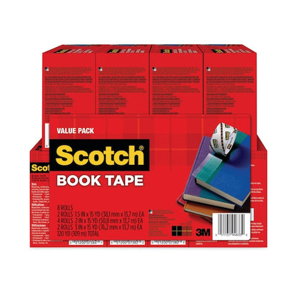 Book Tape, Clear, PK8