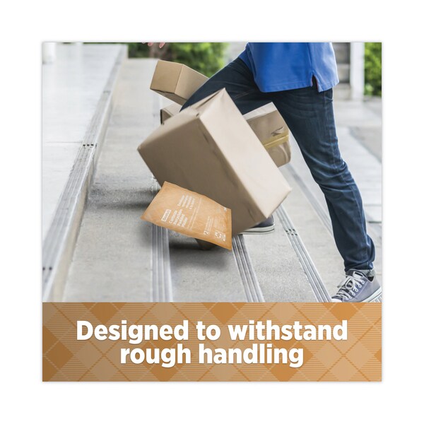 Curbside Recyclable Padded Mailer, #6, Self-Adhesive, Interior Dimensions: 12.9x17.8, Kraft, 50PK