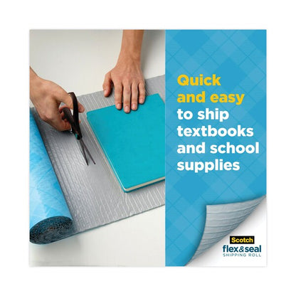 Flex and Seal Shipping Roll, 15" x 20 ft., Blue/Gray