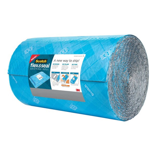 Flex and Seal Shipping Roll, 15" x 50 ft., Blue/Gray