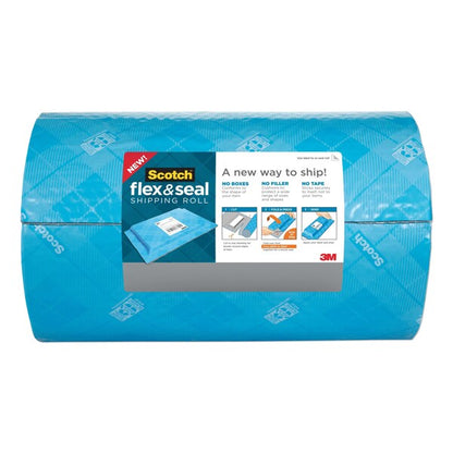 Flex and Seal Shipping Roll, 15" x 50 ft., Blue/Gray