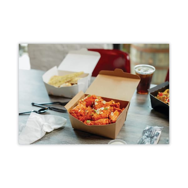 EarthChoice OneBox Paper Box, 37 oz, 4.5 x 4.5 x 2.5, Kraft, PK312 PK