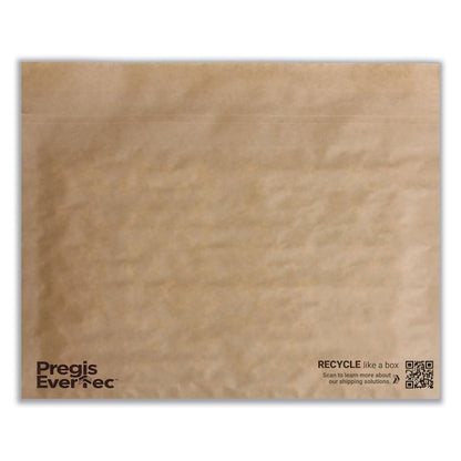EverTec Curbside Recyclable Padded Mailer, #4, Kraft Paper, Self-Adhesive, 14x9, Brown, 150PK