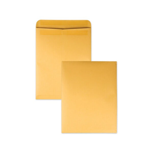 Redi-Seal Catalog Envelope, #15 1/2, Cheese Blade Flap, 12x15.5, Brown Kraft, PK250, 250PK