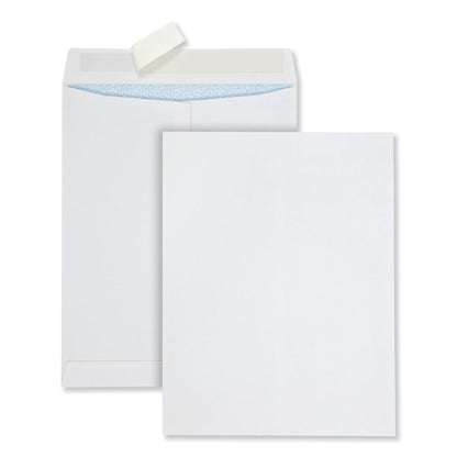 Redi-Strip Security Tinted Envelope, #13 1/2, Square, 10x13, Wt, PK100