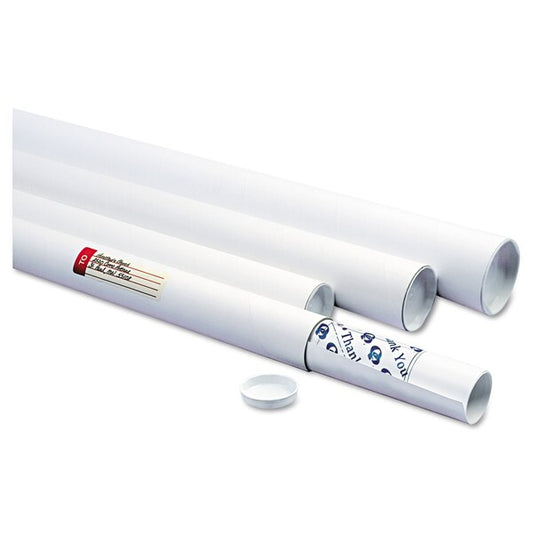 Mailer, Tube, 3"X36", White, PK25