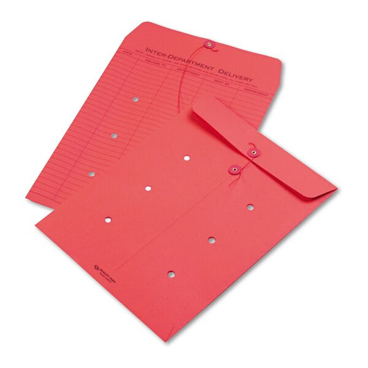 Colored Paper String/Button Inter, PK100