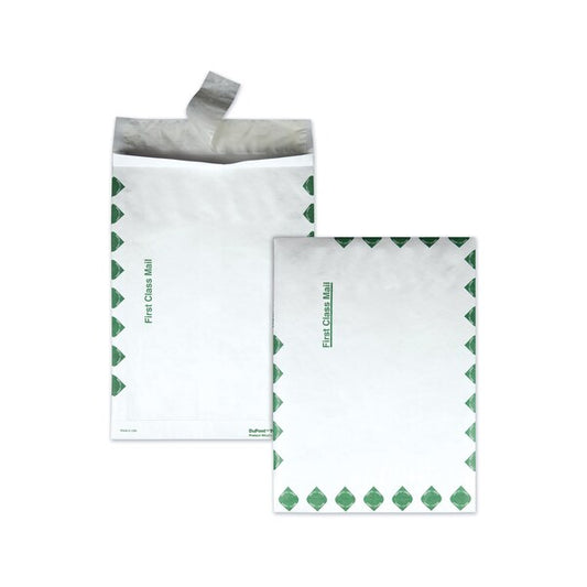 Open End Exp Mailers, #13 1/2, Self-Adhesive, 10 x 13, White, PK100