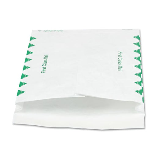 Open End Expansion Mailers, #13 1/2, Flap-Stick, 10 x 13, White, PK100