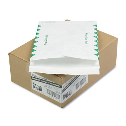 Open End Expansion Mailers, #13 1/2, Flap-Stick, 10 x 13, White, PK100