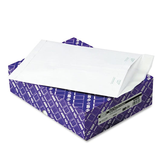 Ship-Lite Envelope, #13 1/2, Cheese Blade Flap, Self-Adhesive Closure, 10 x 13, White, PK100, 100PK