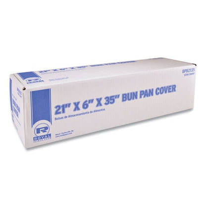 Bun Pan Bag, 0.9 mil, 6in. x 21in. x 35in., Clear, 200PK