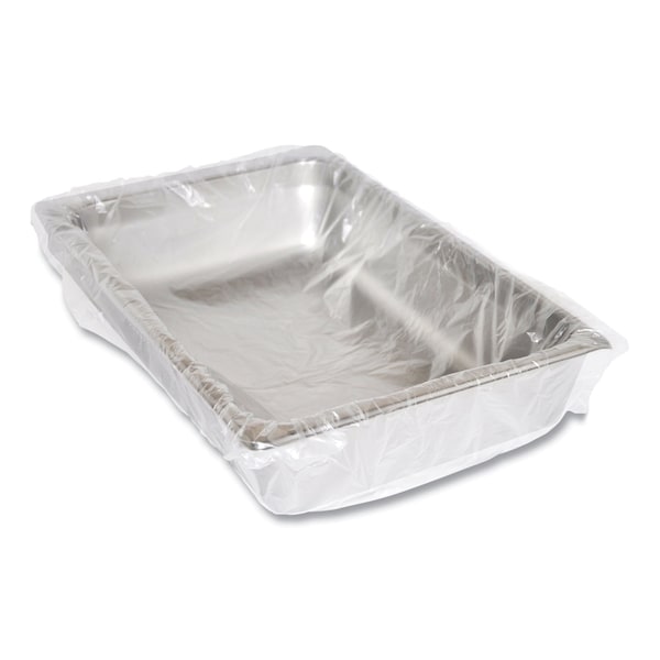 Steam Pan Liners With Twist Ties, For 1/2 Pan Sized Steam Pans, 0.02 mil, 17in. x 23.5in., 250PK