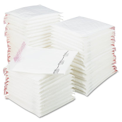 Jiffy TuffGard Self-Seal Cushioned Mailer, #2, 8.5x12, White, PK50