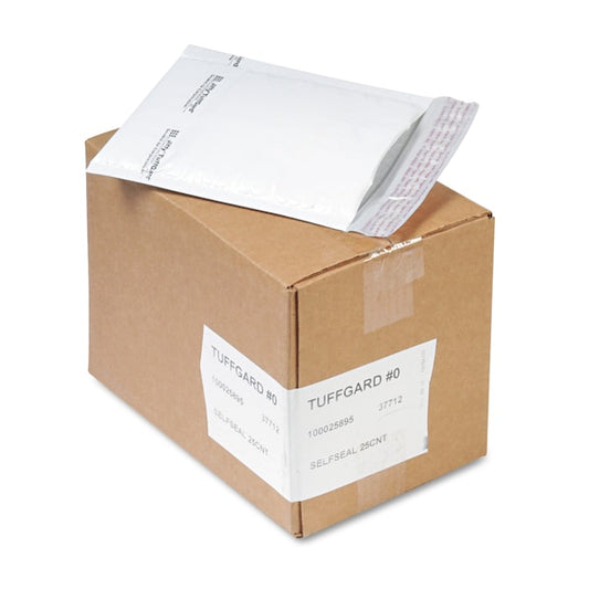 Mailer, Self-Seal, 6 x 10 in., White, PK25