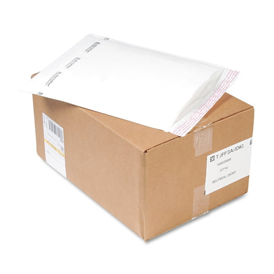 Mailer, Self-Seal, 10-1/2x16 in, White, PK25