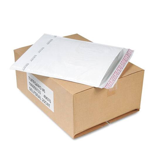 Envelope, Cushion, 12-1/2x19 in, White, PK25