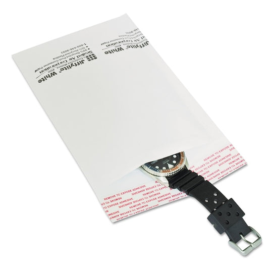 Jiffylite Self-Seal Bubble Mailer, #0, 6 x 10, White, PK200