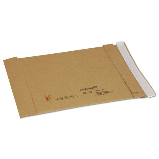 Padded Mailer, #0, Paper Lining, Self-Adhesive, 6x10, Kraft, PK250