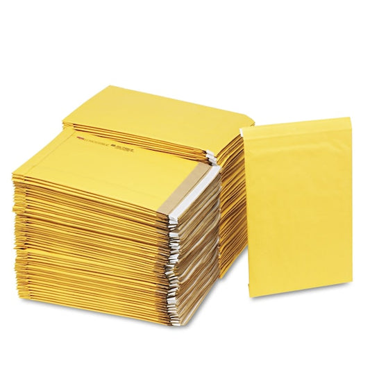 Padded Mailer, #5, Paper Lining, Self-Adhesive, 10.5x16, Kraft, PK100