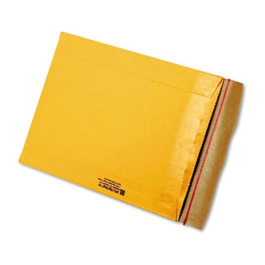 Rigi Bag Mailer, #4, Square Flap, Self-Adhesive, 9.5x13, Kraft, PK200