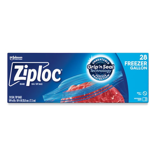 Zipper Lock, 9.6" W, 2.7 mil Thick, Clear